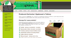 Desktop Screenshot of igopak.com.pl