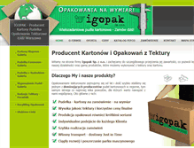 Tablet Screenshot of igopak.com.pl